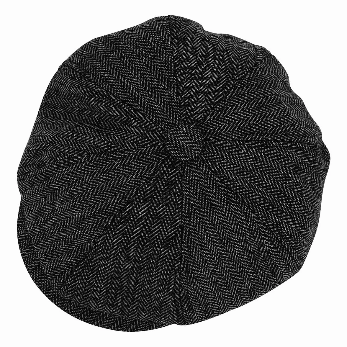 Newsboy cap Coppola Uomo - Berretto a 8 Spicchi Piatto Berretto Lana Uomo 56-62 cm - Peaky Irish Gatsby Wool Felt Ivy cap