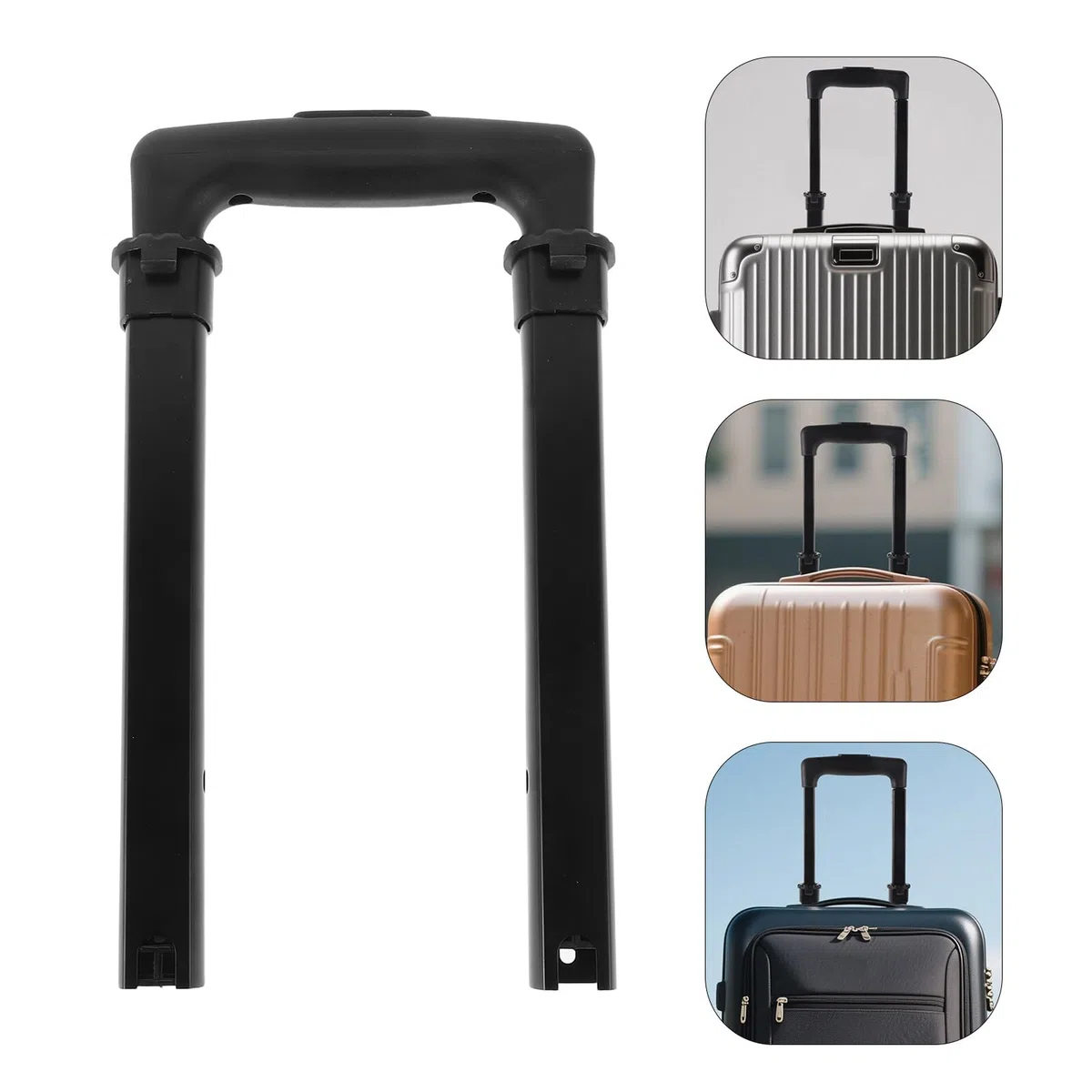 Maniglia Telescopica in Metallo per Valigia con Asta Estraibile Stabile e Leggera Ricambio Resistente per Trolley da Viaggio Elegante e Funzionale