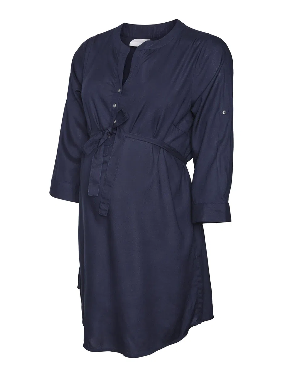 Mamalicious Mlmercy 3/4 Woven Tunic Noos Eco A. Camicetta Lunga Donna (Pacco da 1)