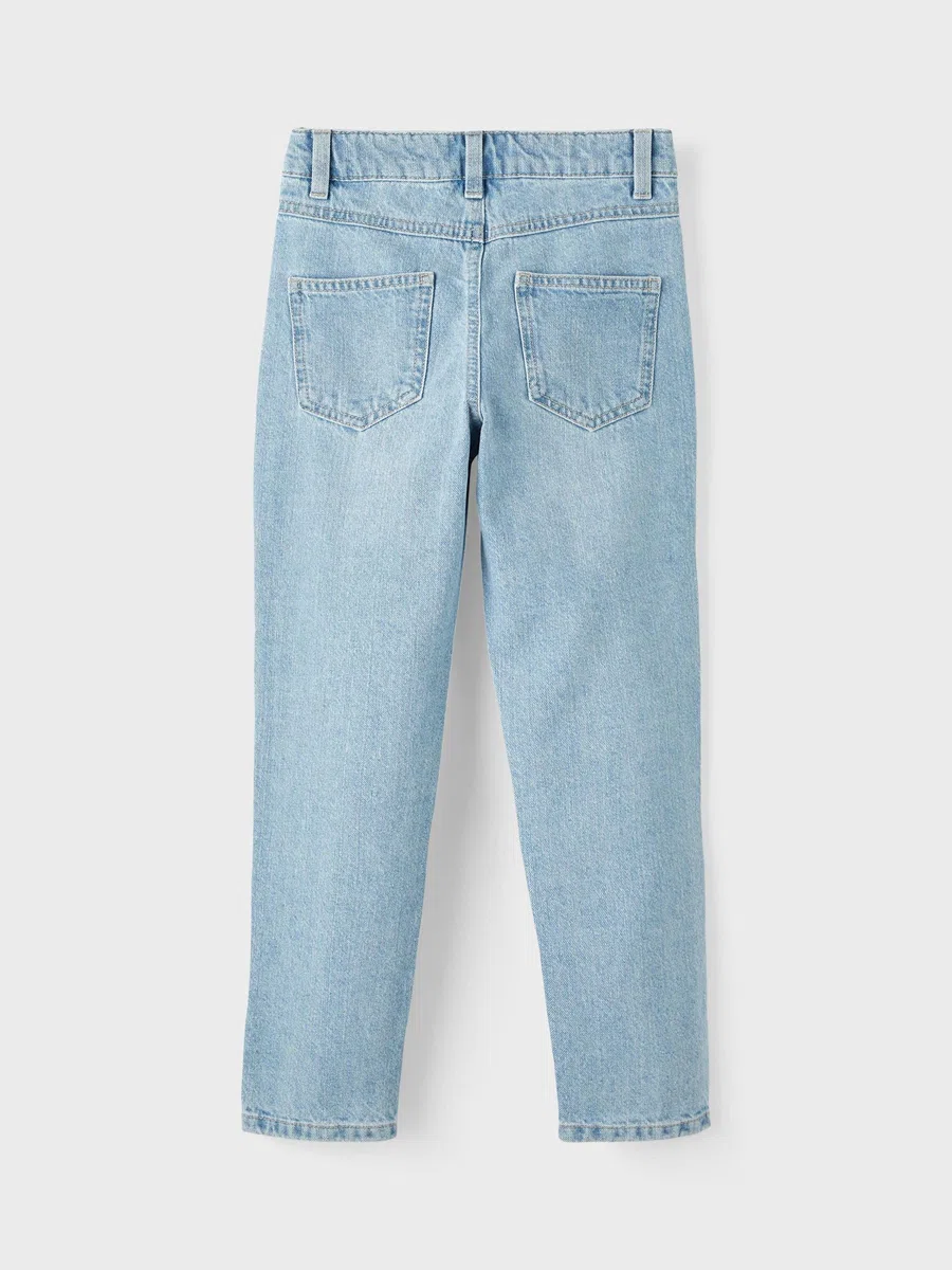 Name IT - Nkfrose HW Mom An Jeans 1091-do Noos, Jeans Bambine e Ragazze