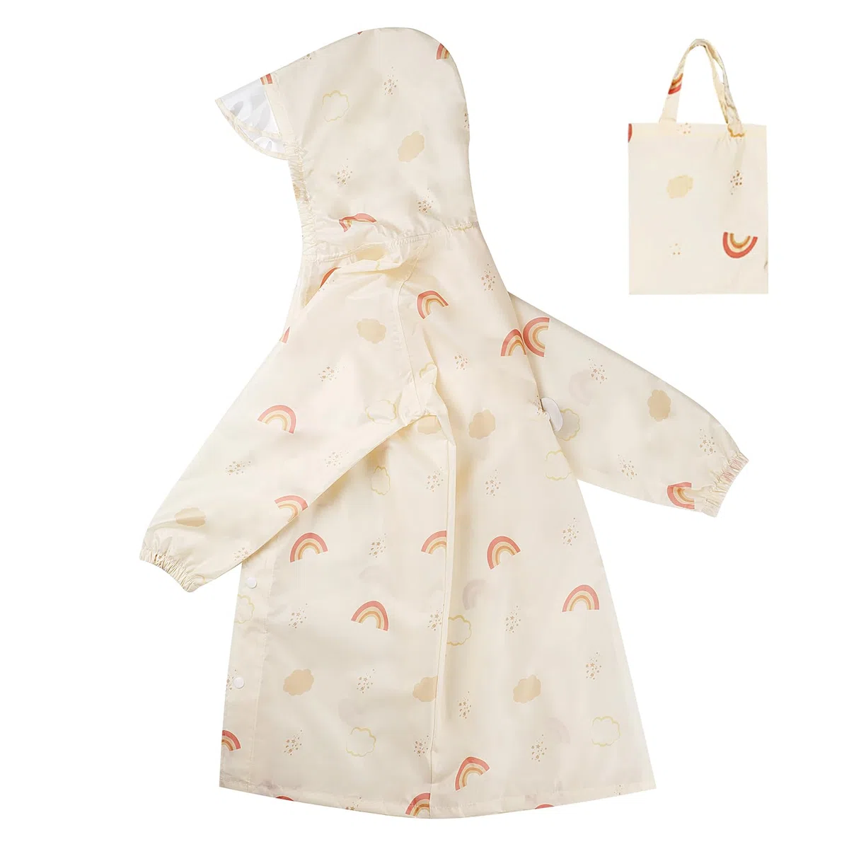 Impermeabili per Bambini Ragazzi Ragazze Giacche da Pioggia Bambino Portatile Poncho Antipioggia Leggero Cappotto di Pioggia