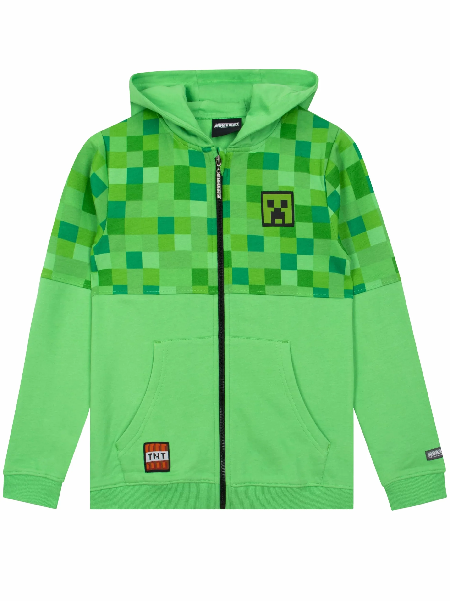 MINECRAFT Felpa Bambino | Felpa Bambino Giochi | Maglione con Zip | Felpe Ragazzo | 5 E 13 Anni