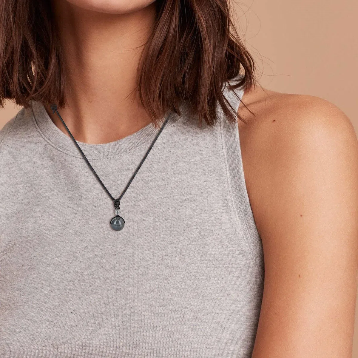 COAI Pendente Sfera Unisex in Pietre Naturali