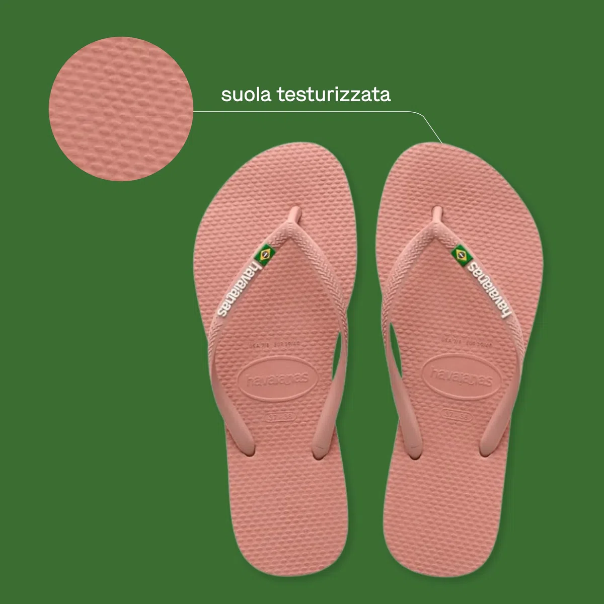 Havaianas - Slim Brasil Logo, Bequeme, Robuste und Leichte Badelatschen für Frauen, Hommage an Brasilien, Flagge auf Riemen und Sohlen