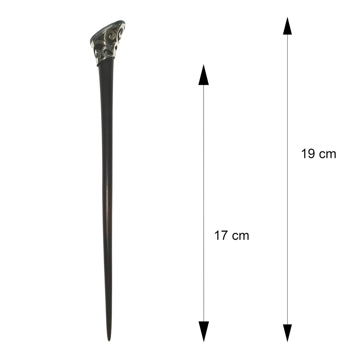 ISLAND piercing fatti a mano in legno con capelli ago Pelmutt e acciaio inox HN204