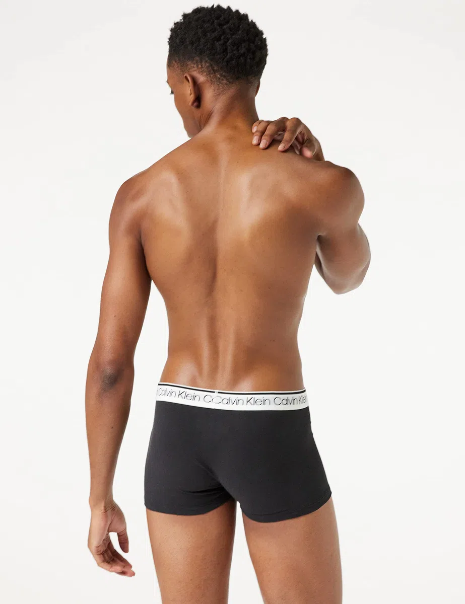 Calvin Klein Low Rise Trunk 3PK Q7E - Multi Black Small
