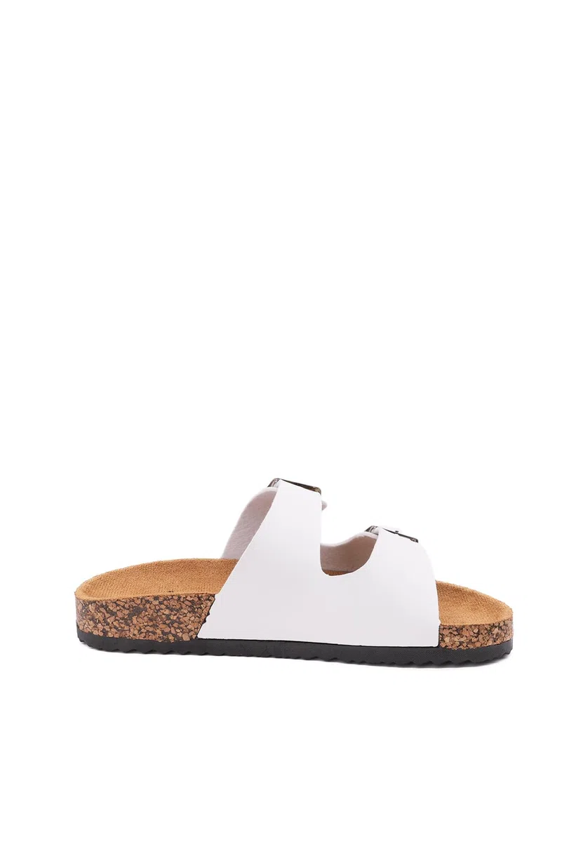 QUEEN HELENA Ciabatte con Fibbia con Zeppa Donna R244