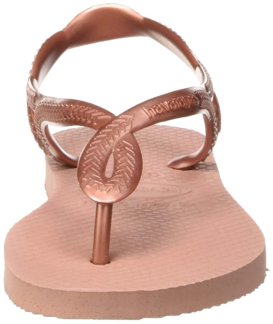 Havaianas - Kids Flores, Infradito, Comode, Resistenti E Divertenti, Suola Con Stampa Floreale, Cinghie Metalliche E Suola Antiscivolo, Bambine e ragazze