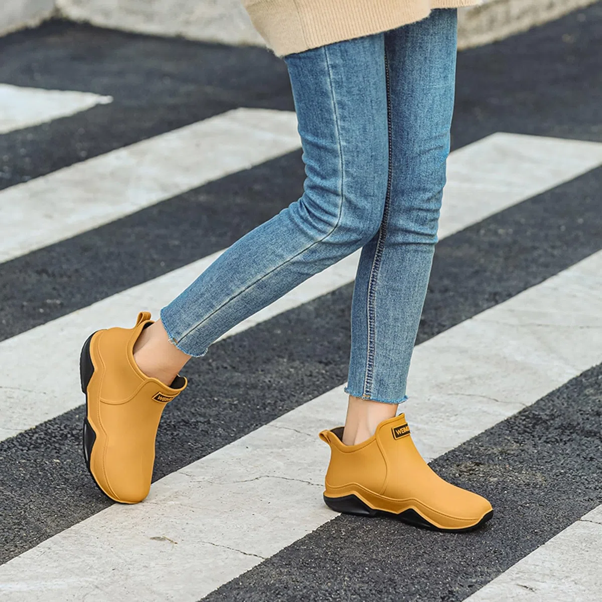 Fulidngzg Stivali Pioggia Uomo Donna di Gomma Impermeabili Antiscivolo Alti e Bassi per Lavoro Giardinaggio Tempo Libero Scarpe Antipioggia Lavabili Elegante per Pesca Caccia Autunnali Invernali