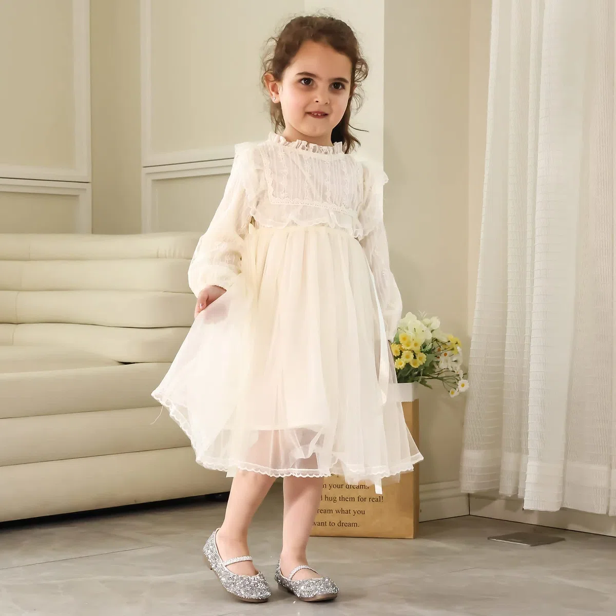 MK MATT KEELY Scarpe Principessa Bambina Ballerine Bambina Scarpe Brillantini Bimba Partito per Ragazze