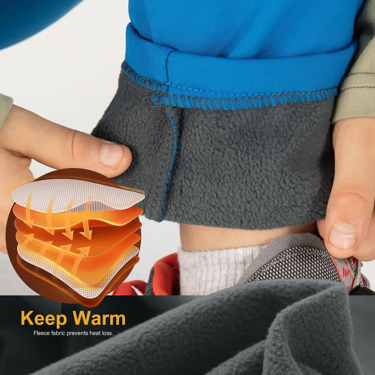 Pantaloni da sci per bambini, imbottiti, impermeabili, termici, per ragazzi e ragazze, invernali, per attività all'aria aperta
