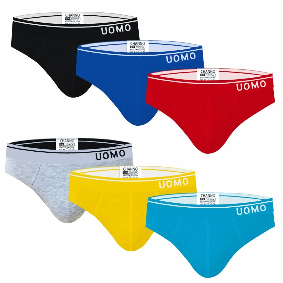Channo Boxer o Slip per Bambini, in Cotone, Tinta Unita o con Stampa