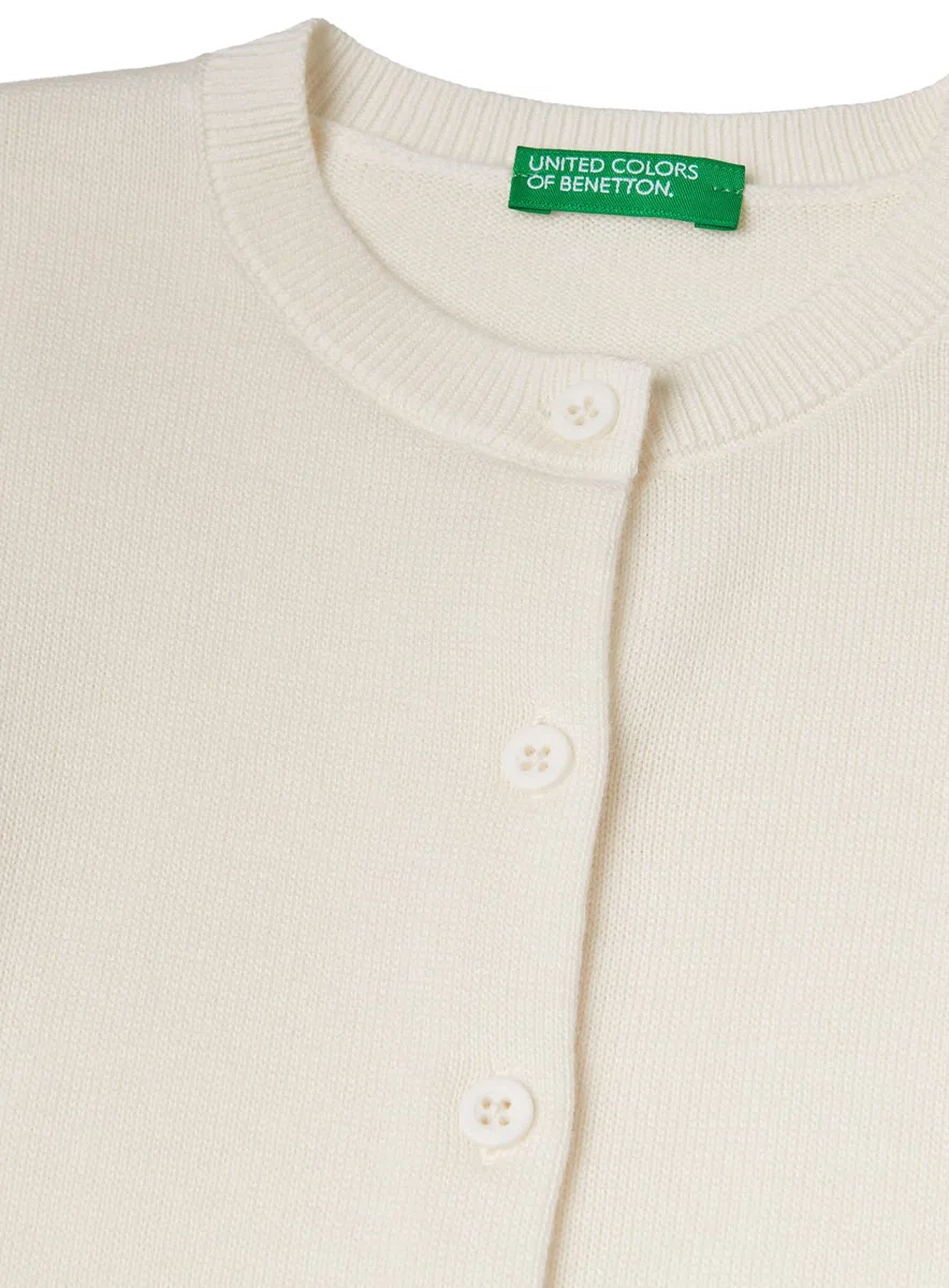 United Colors of Benetton Maglione Cardigan Bambine e Ragazze