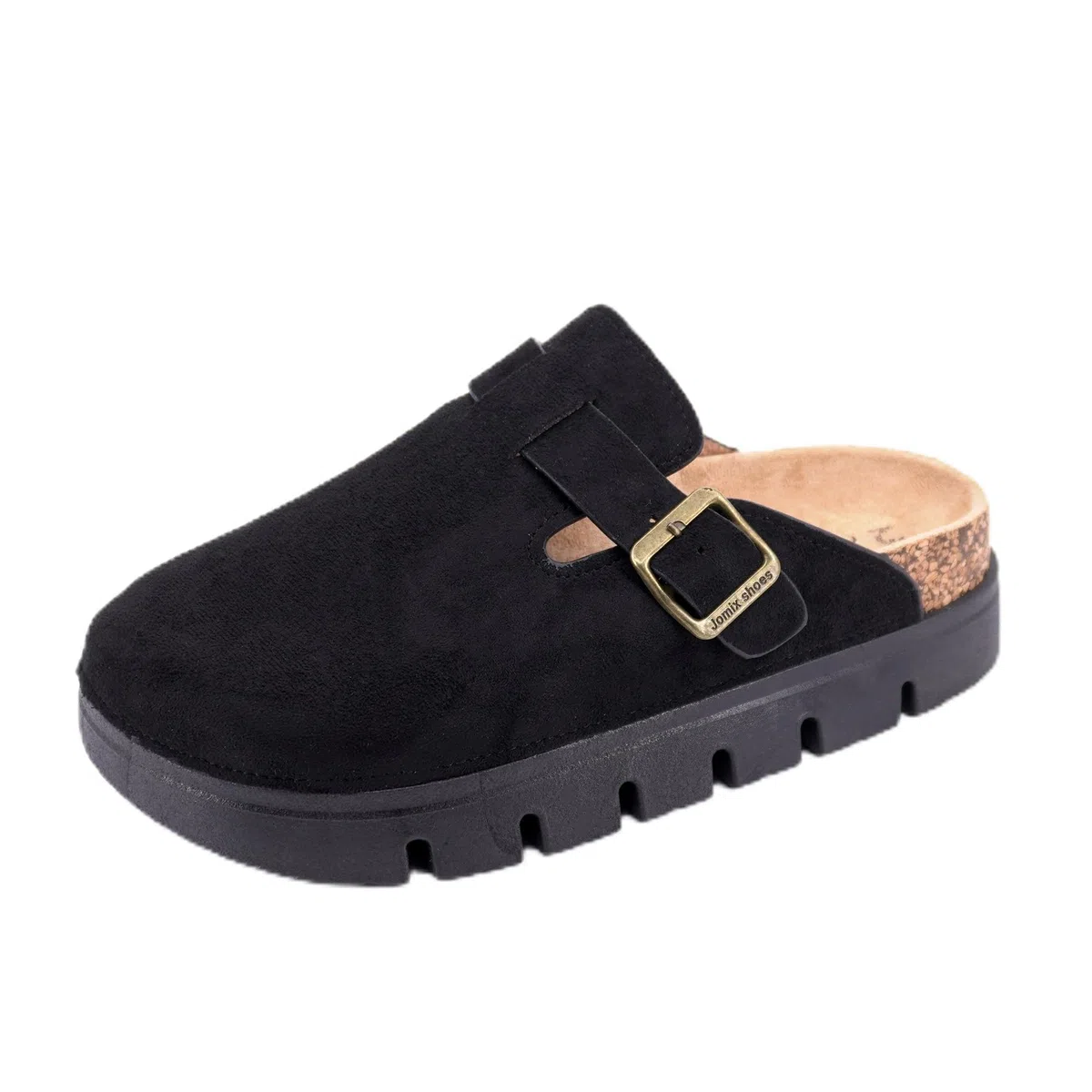 JOMIX Sabot Donna Invernali Ciabatte Chiuse in Pelle Scamosciata Pantofole Eleganti