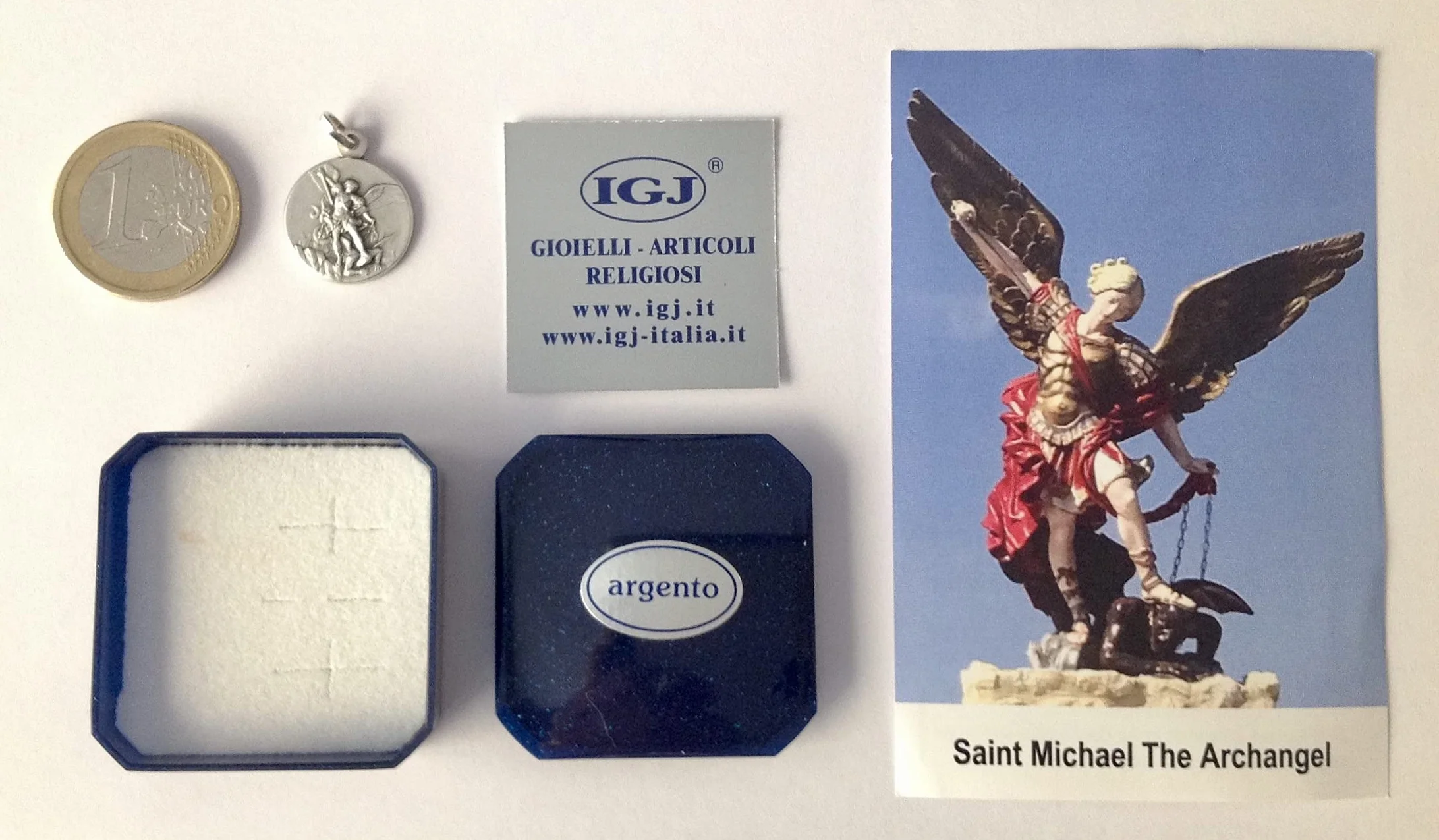 Medaglia di San Michele In Argento 925 millesimi - Patrono della Polizia di Stato