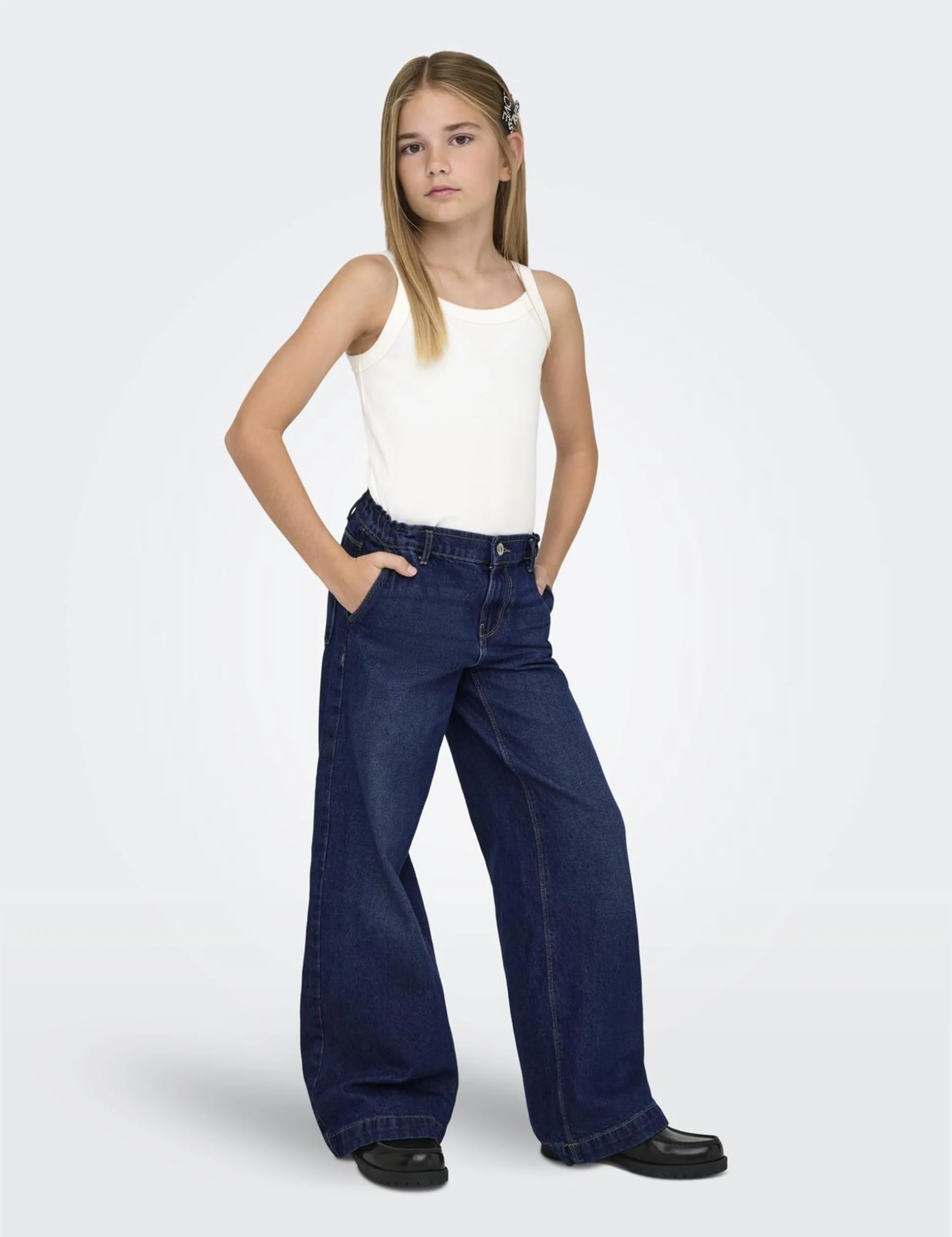 Kids Only - Kogcomet Wide DNM Pim Noos, Pantaloni Bambine e Ragazze