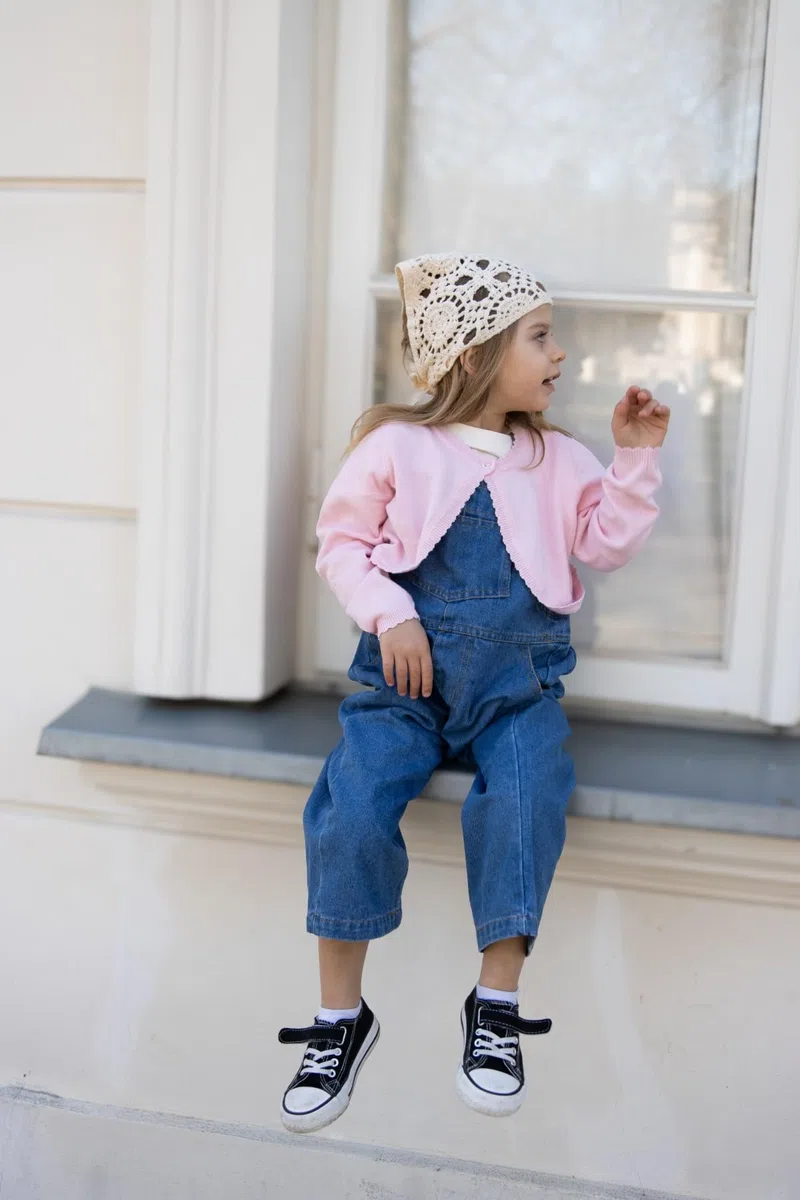 Miipat Ragazza Maglia Cardigan Manica Lunga Toddler Ragazze One Button Bolero Knitwear Maglioni a Maglia
