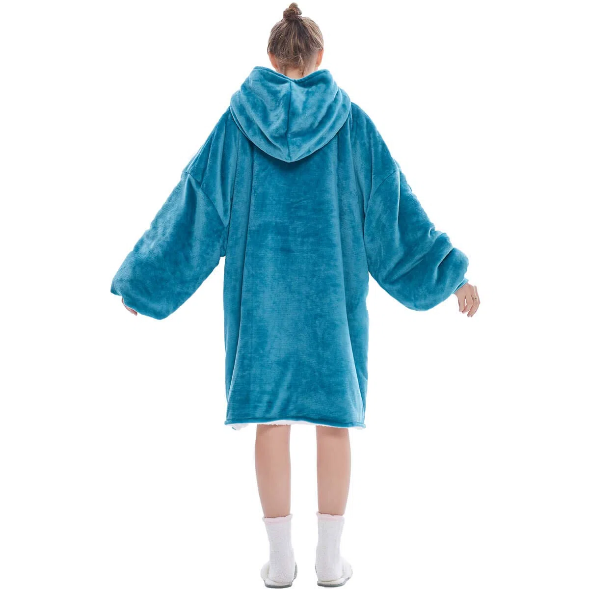 FELOVE Felpa Oversize con Cappuccio,Hoodie Gigante Super Morbida,Calda e Confortevole,Felpa con Cappuccio Adatta per Adulti, Uomini, Donne, Adolescenti