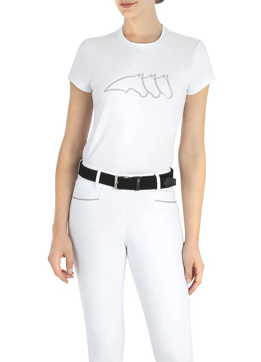 Equiline Angel T-Shirt Donna Nero PE 2019