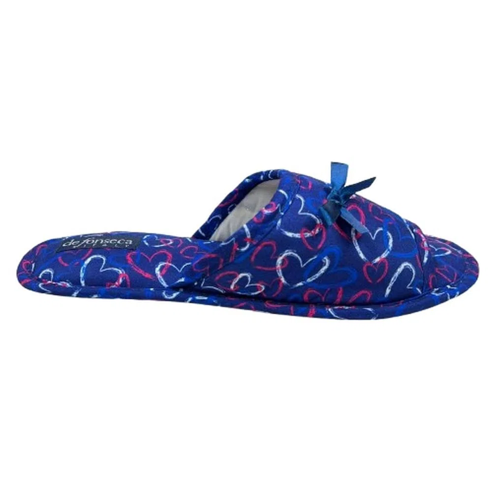 de fonseca Pantofole Donna cotone Punta Aperta Linea Ragazza Tela Cotone Primavera/Estate