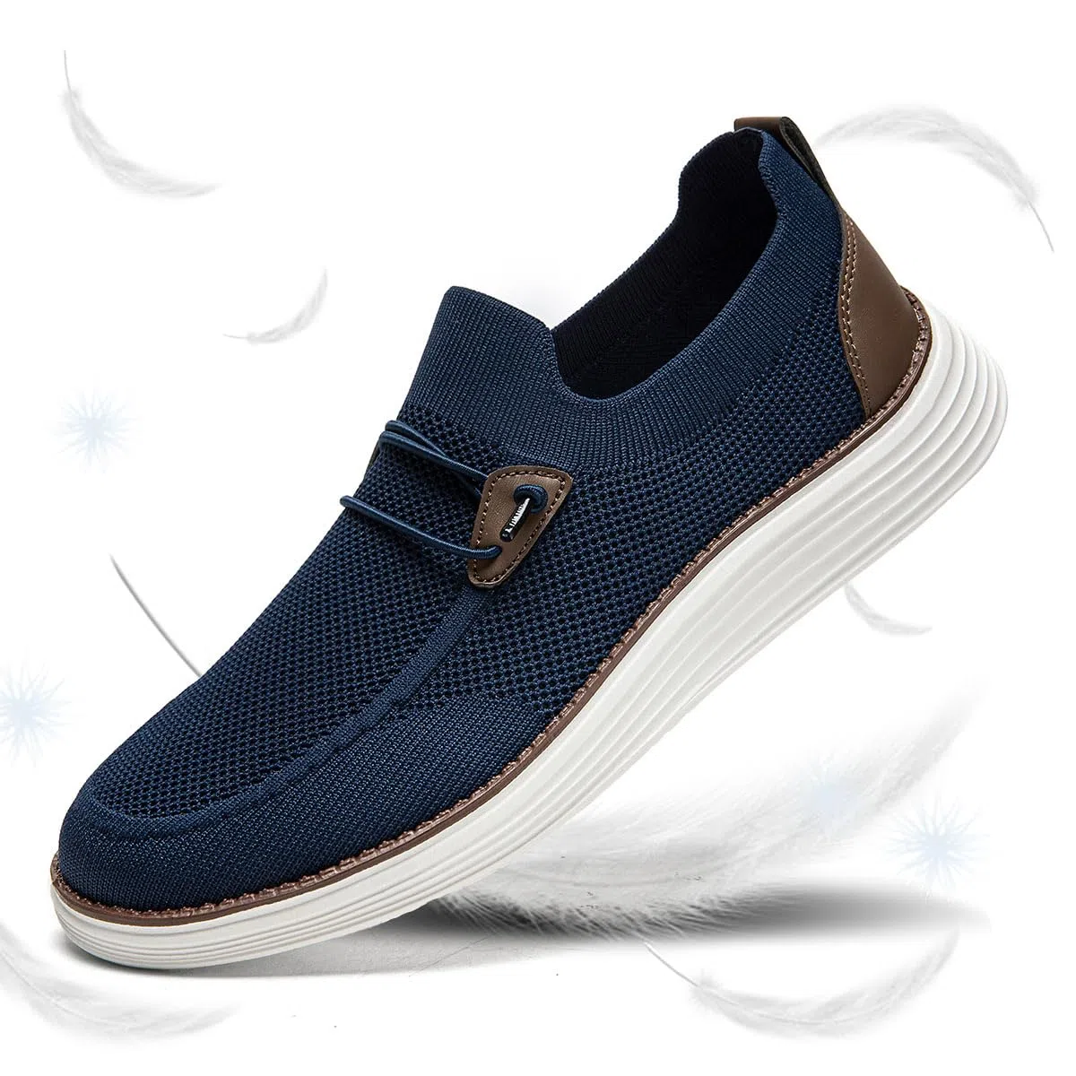 Mocassini da Uomo Pantofole Piatte Slip on Mocassino Pantofole Scarpe da Barca Scarpe da Passeggio Scarpe da Completo Comode Traspiranti Leggere Fitness Sneakers