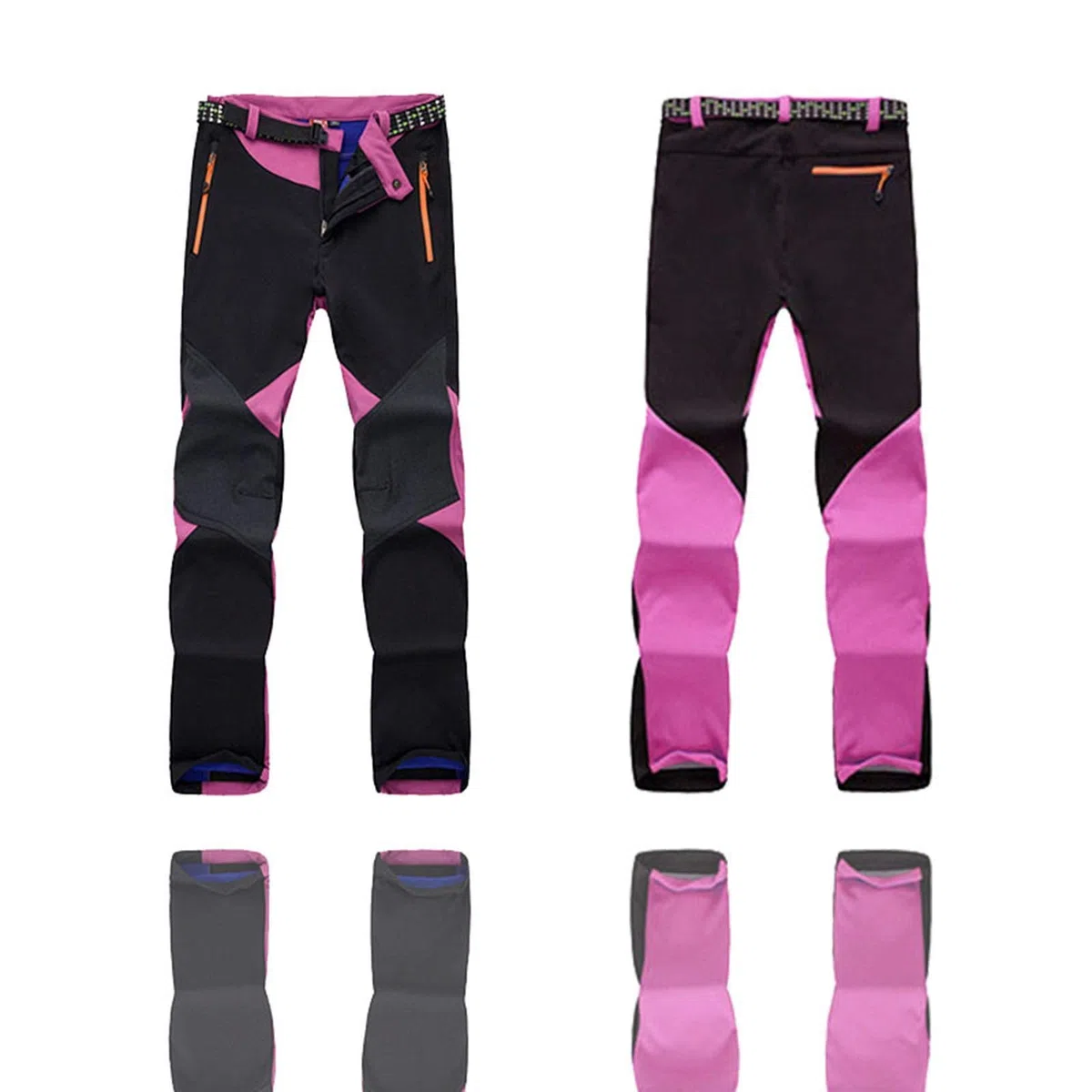Pantaloni da trekking da donna, termici, da sci, invernali, in pile, da neve, imbottiti, da snowboard, in softshell, per attività all'aria aperta, impermeabili, da caccia, da lavoro