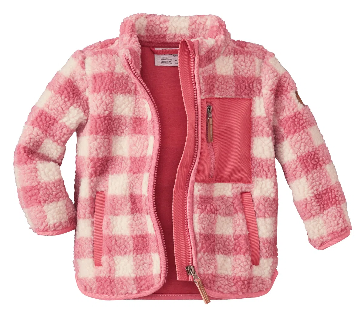 first instinct by killtec Fiow 50 Mns Flc Jckt Giacca in pile/herpa con colletto rialzato Unisex - Bimbi 0-24