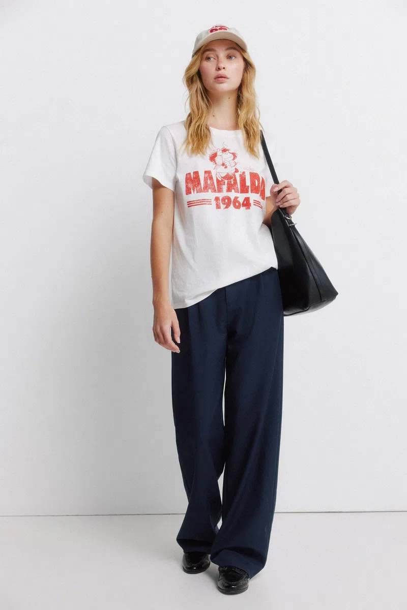 Springfield S/S Licensed Graphic T-Shirt T Shirt Donna (Pacco da 1)