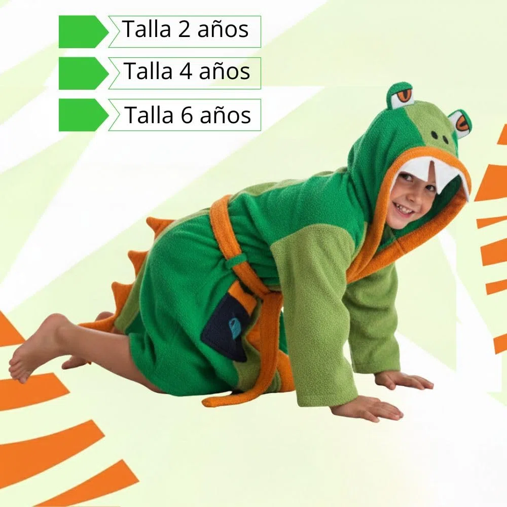 Top Towel - Accappatoio Bambino e Bambina Foxy in Cotone 100% | Spugna Morbida e Assorbente Certificata OEKO-TEX® 450 g/m² | Con Cappuccio, Tasca e Cintura – Ideale per Bagno o Piscina - 2 Anni