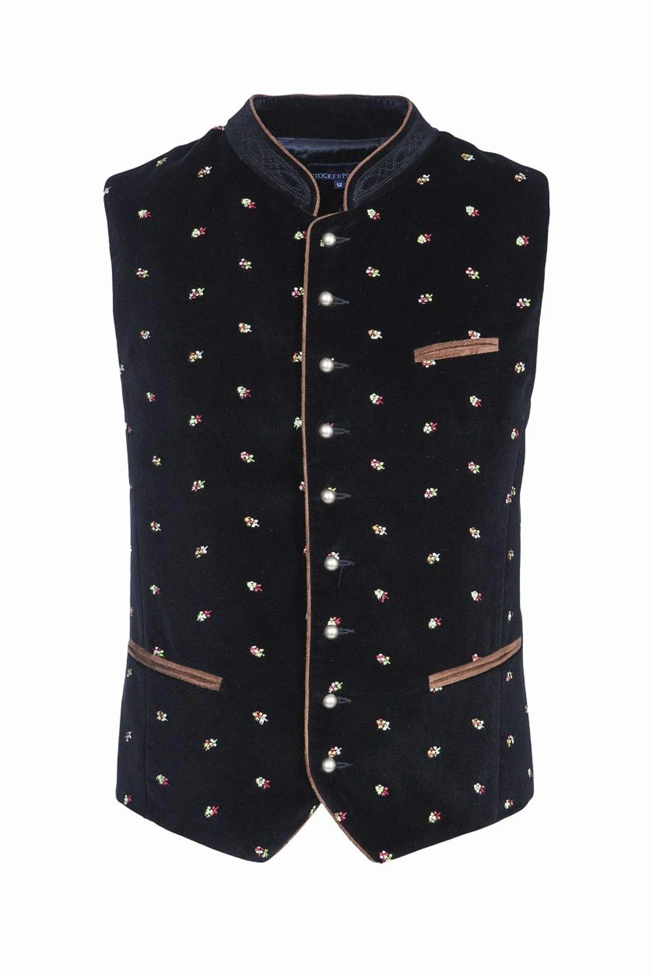 Stockerpoint - Gilet per Abito Tradizionale Tedesco, Manica Corta, Uomo