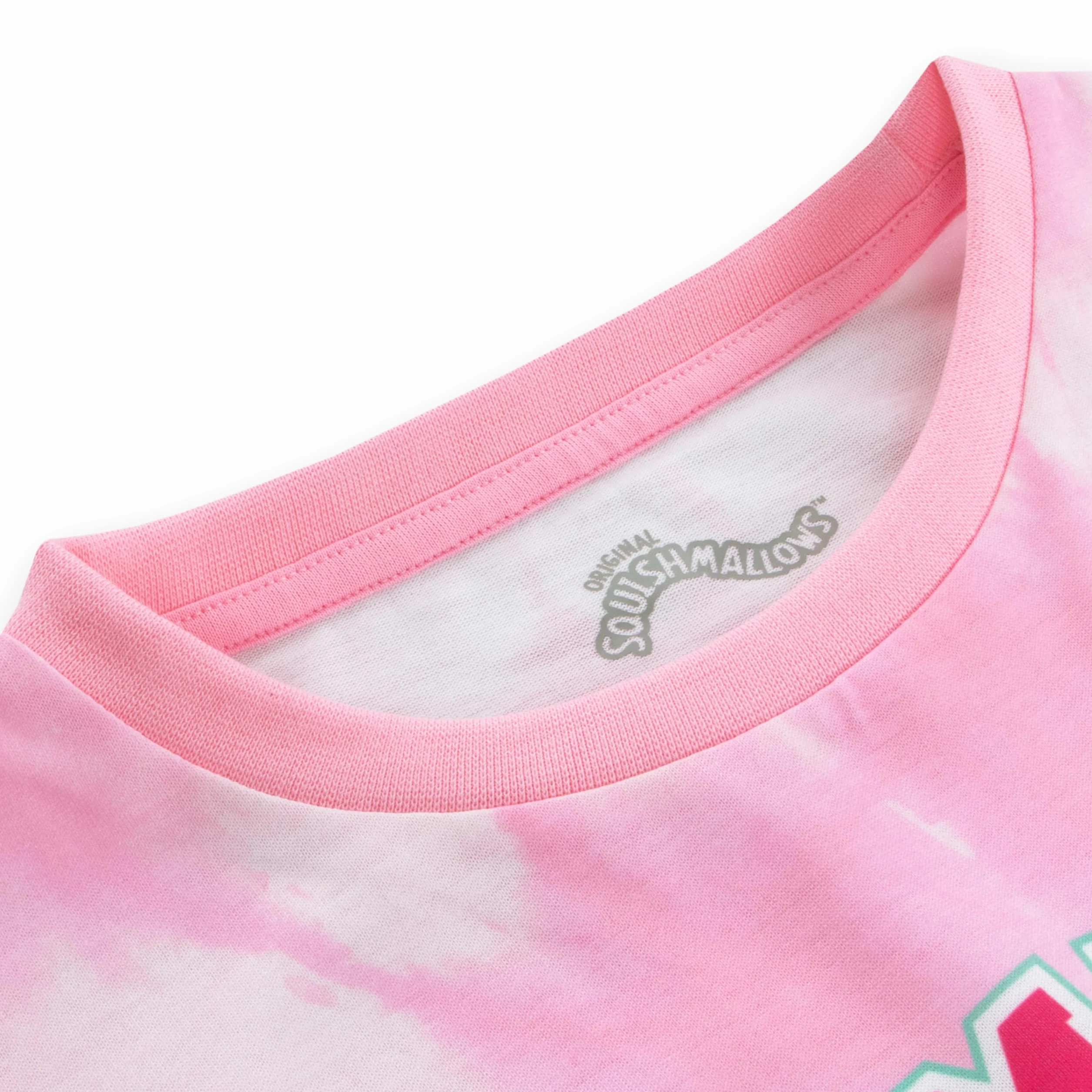 Squishmallows Camicia da Notte, Camicia da Notte Bambina, Pigiama Bambina Tye-Dye