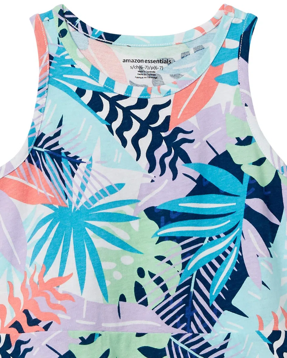 Amazon Essentials Bambine e Ragazze Abitini da Gioco Smanicati in Maglia