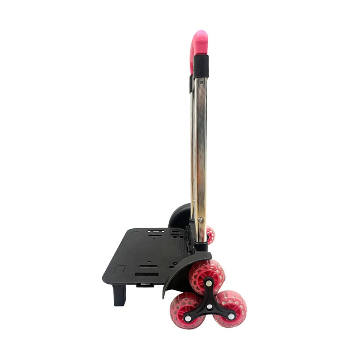 Carrello pieghevole a 6 ruote Zaino Trolley in lega di alluminio Bagagli per studenti a mano da viaggio, Blu