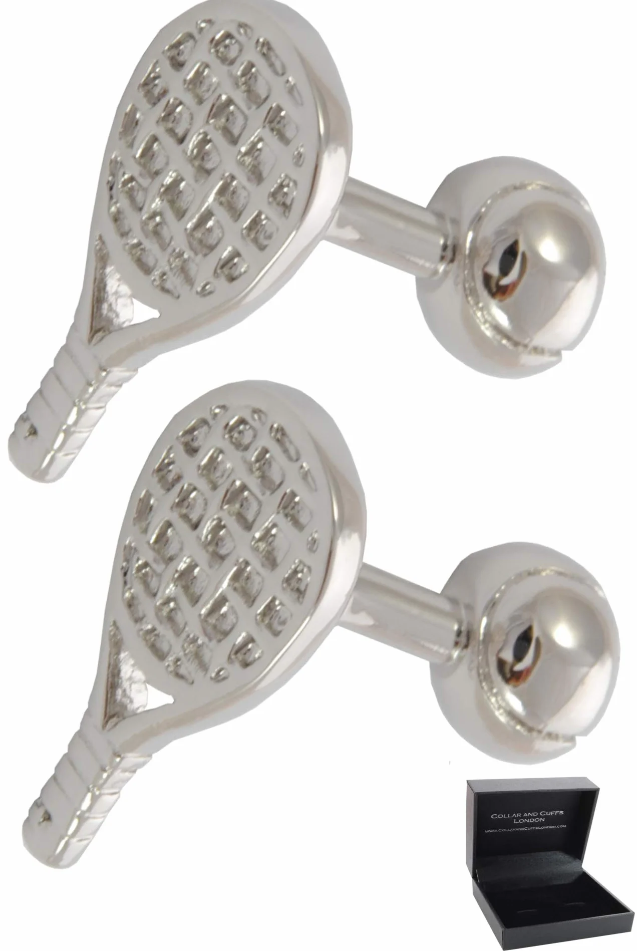 Collar And Cuffs London Cufflinks for Men Sport - with Box - Novelty Metal Designer Fun Cufflinks - Solid Brass Metal - Individual Sports - Single Personal Sport - One Pair