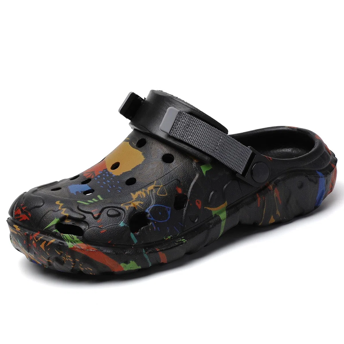 Zoccoli da uomo Scarpe da giardino Adulto Slip On Outdoor Athletic Sport Sandali estivi Acqua Spiaggia Scarpe Casual Pantofole Leggere Traspiranti Antiscivolo