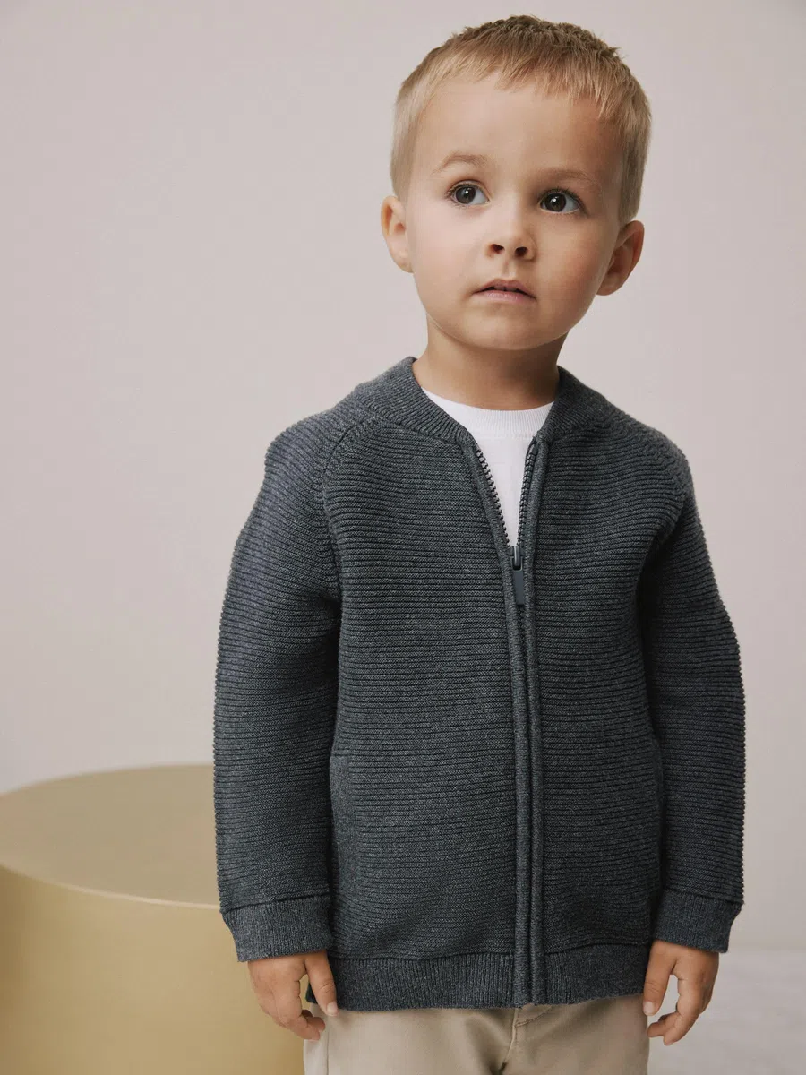 NEXT Ragazzo Cardigan con Zip