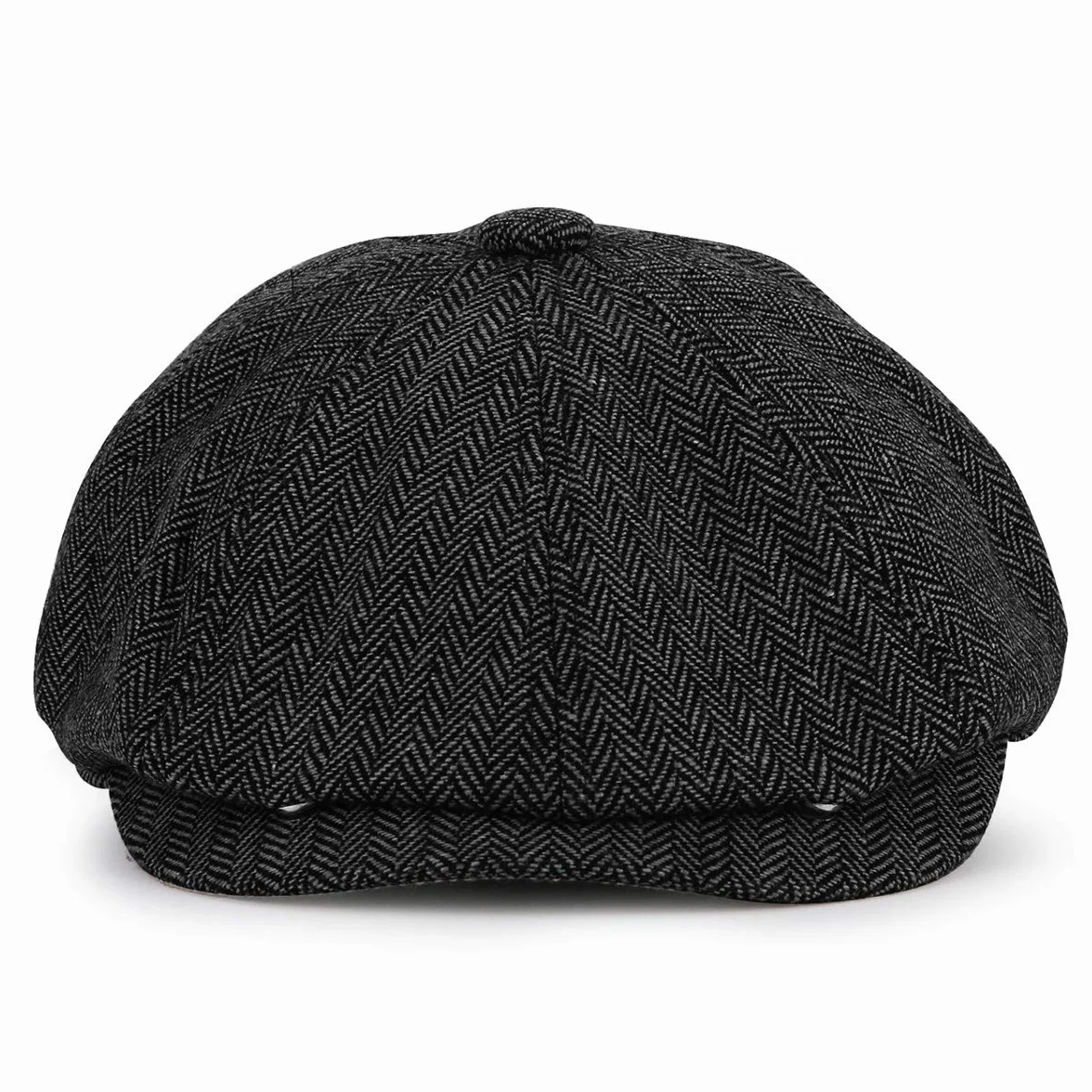 Newsboy cap Coppola Uomo - Berretto a 8 Spicchi Piatto Berretto Lana Uomo 56-62 cm - Peaky Irish Gatsby Wool Felt Ivy cap