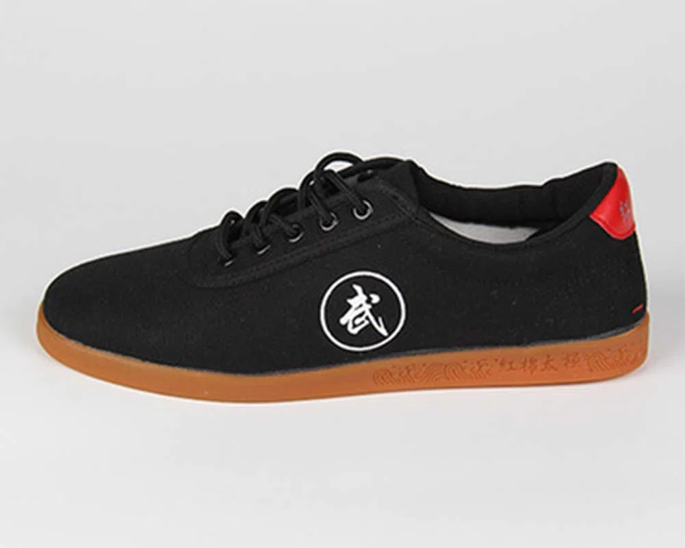 Unisex Scarpe Antiche Cinese Pratica Tradizionale di Pechino Scarpe Kung Fu Tai Chi Gomma Sole
