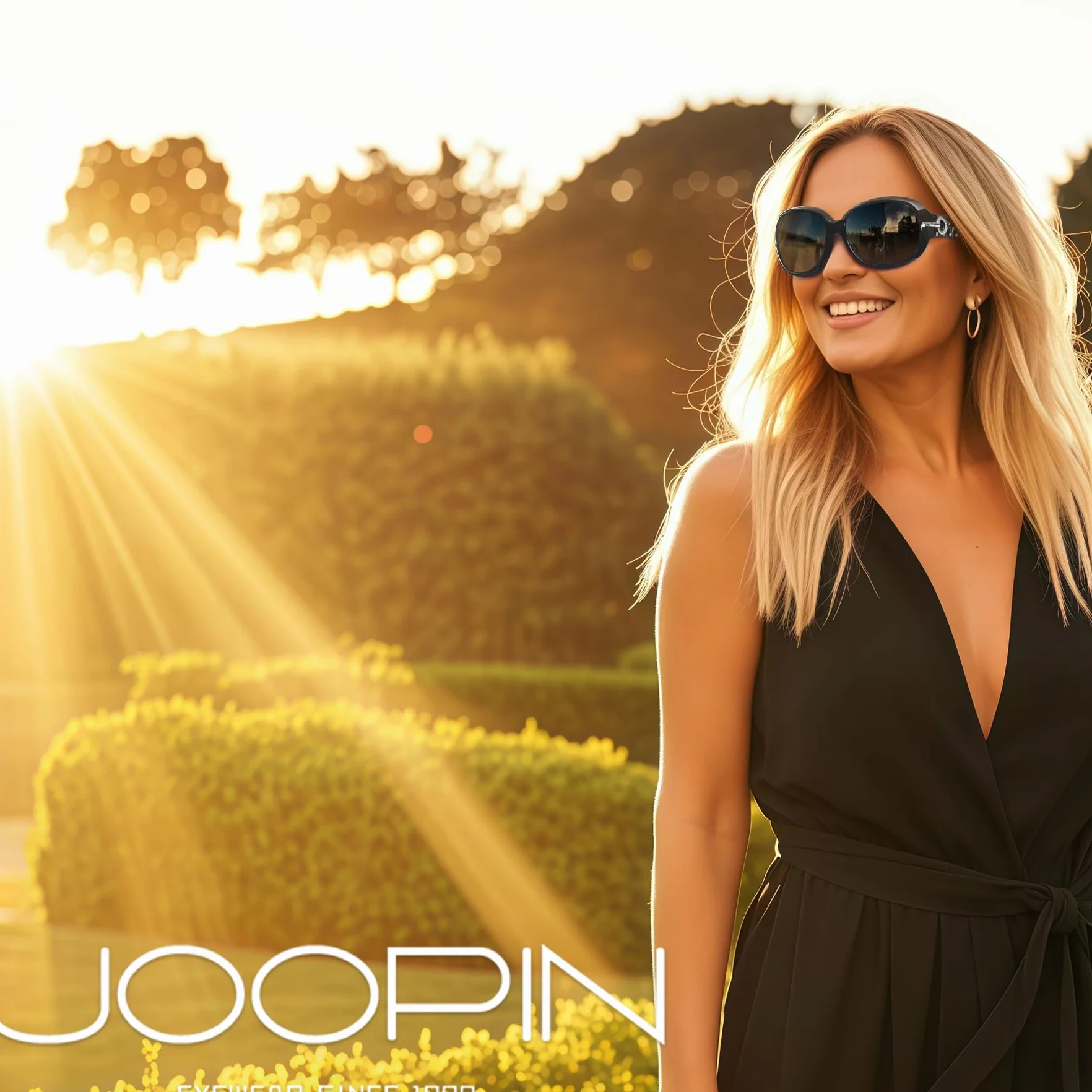 Joopin Occhiali da Sole donna Polarizzati Moda Eleganti Protezione UV400 Retrò Vintage Rettangolari Oversize Grandi Occhiali da Sole