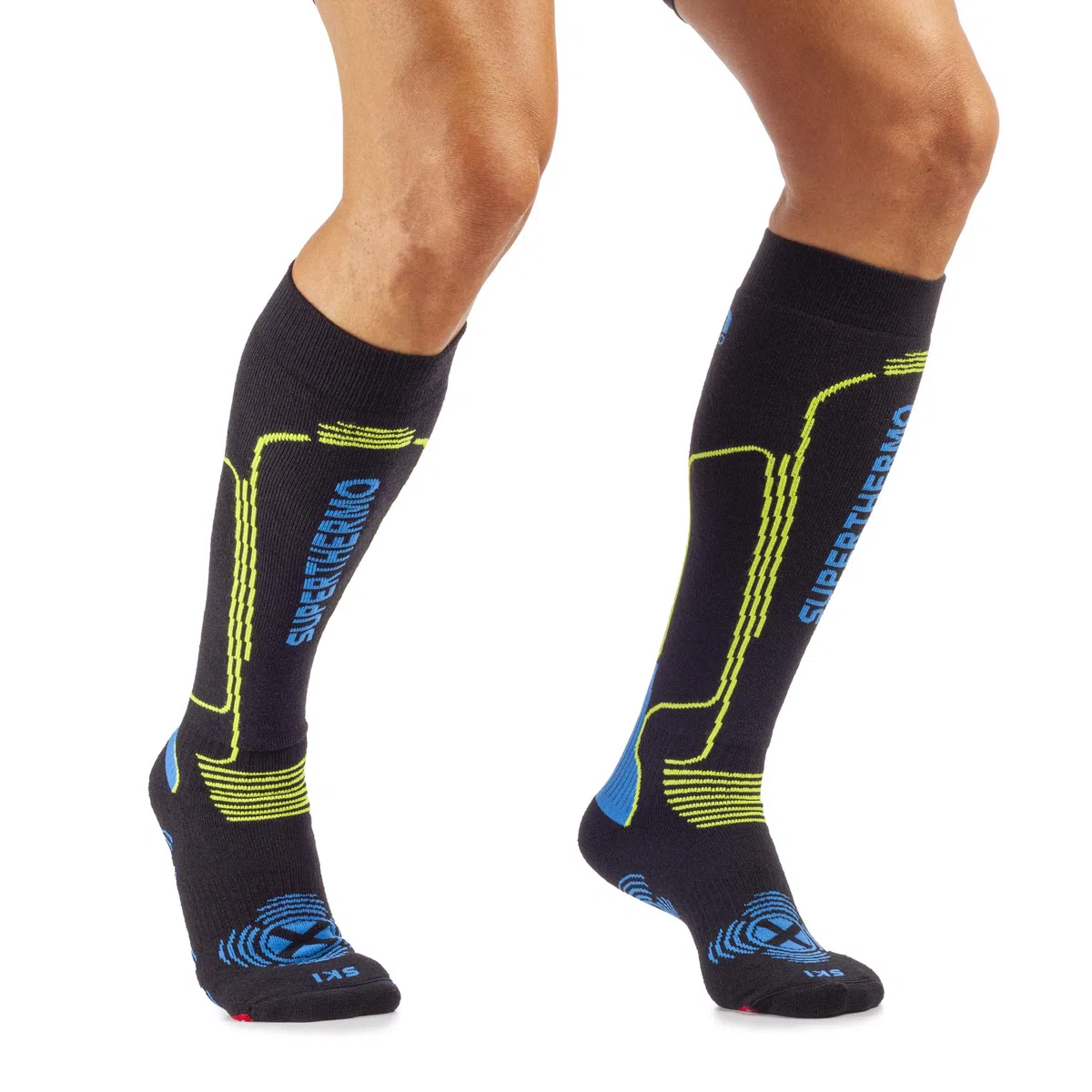 MICO CALZE SKI SUPERTHERMO con Maglia in Primaloft + Lana Merinos + Lycra, 100% Made in Italy, Pesanti e con Potere Isolante, Unisex per Uomo e per Donna Sportivi