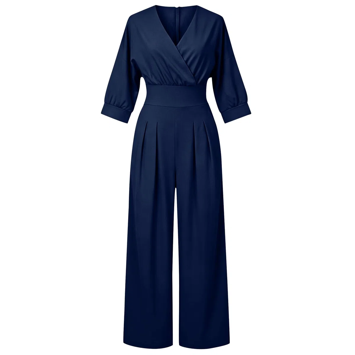 Tuta Elegante Donna Cerimonia Scollo a V Jumpsuit Estive Casual Piece Romper Tute da Monopezzi e Tutine Lunghe a Gamba Larga Completi Eleganti S-5XL