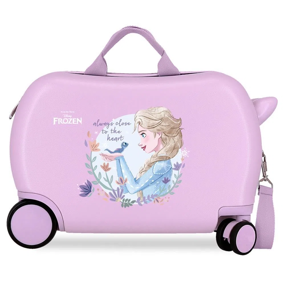 Disney Frozen Valigia per Bambini Rigida in ABS con Chiusura a Combinazione Laterale, 4 Ruote – Bagaglio a Mano | Joumma Bag