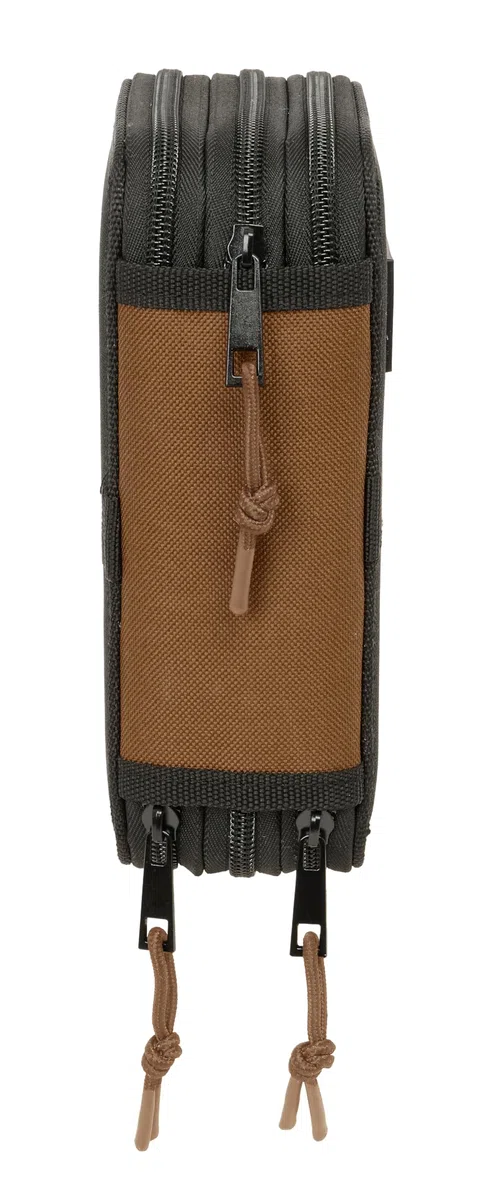 ONE PIECE - Astuccio scuola con 37 utili inclusi, astuccio per bambini, ideale per bambini dai 5 ai 14 anni, comodo e versatile, qualità e resistenza, 12,5 x 5,5 x 19,5 cm