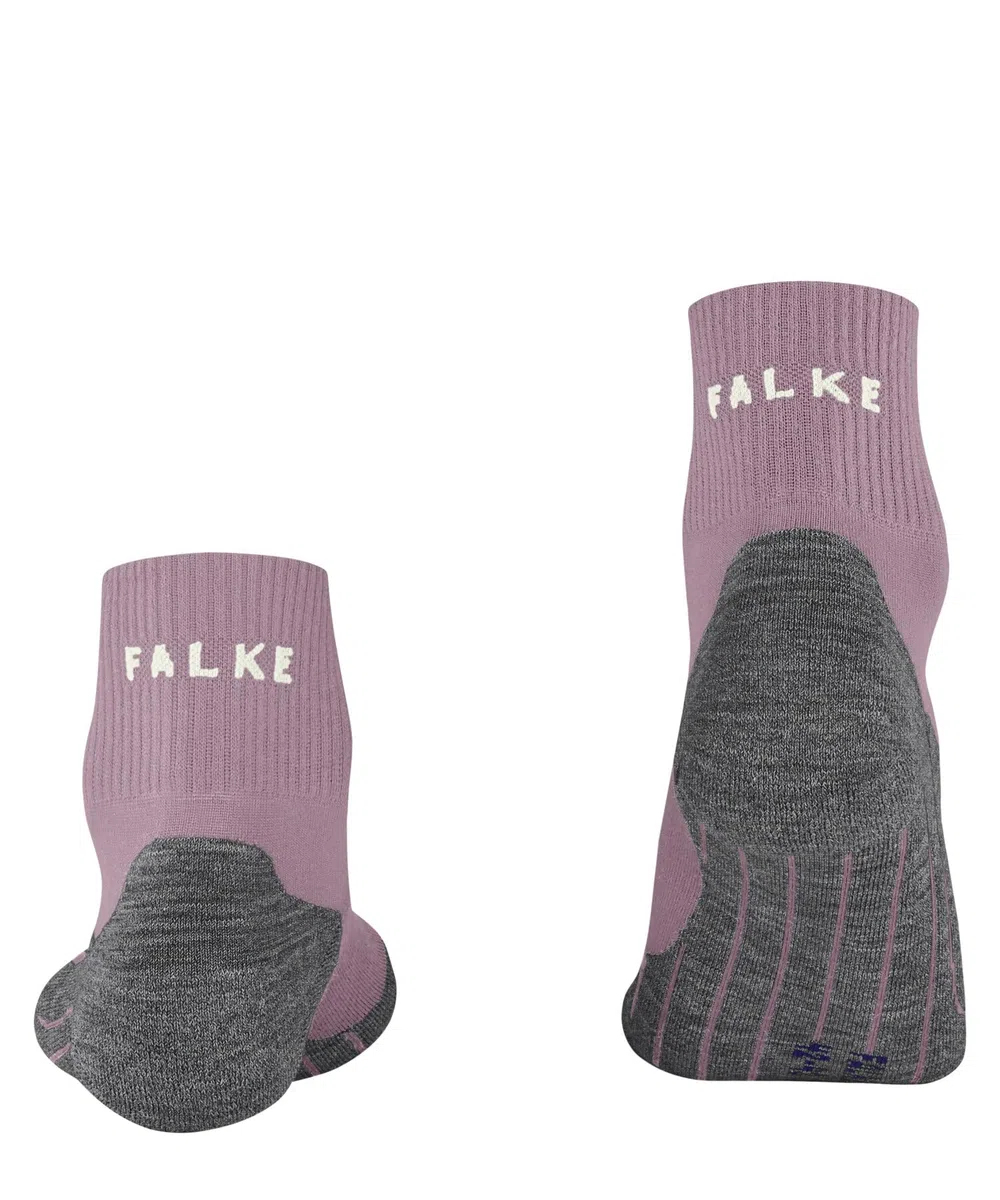 FALKE donna TK5 Cool Short calzini da escursionismo imbottitura leggera anti-vesciche calze da trekking sottili rinfrescanti vegan traspiranti asciugatura rapida lyocell filo funzionale 1 paio