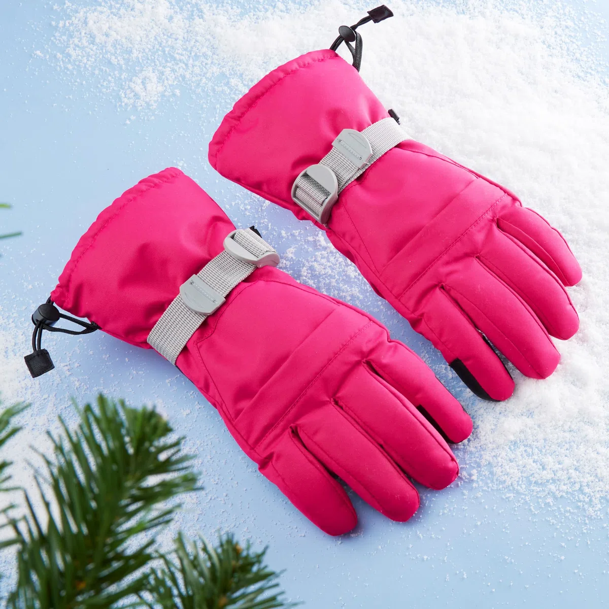 CityComfort Guanti da Sci Donna - Guanti Invernali con Touch Screen Guanti Termici Impermeabili Imbottiti per Neve Snowboard Freddo