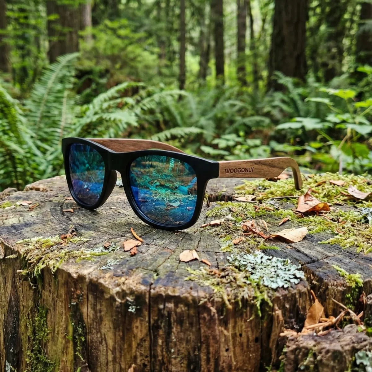 Occhiali da Sole Polarizzati in Legno Retrò - Montatura in Legno con Finitura Opaca in Stile Moderno per Uomo e Donna Regali Perfetti