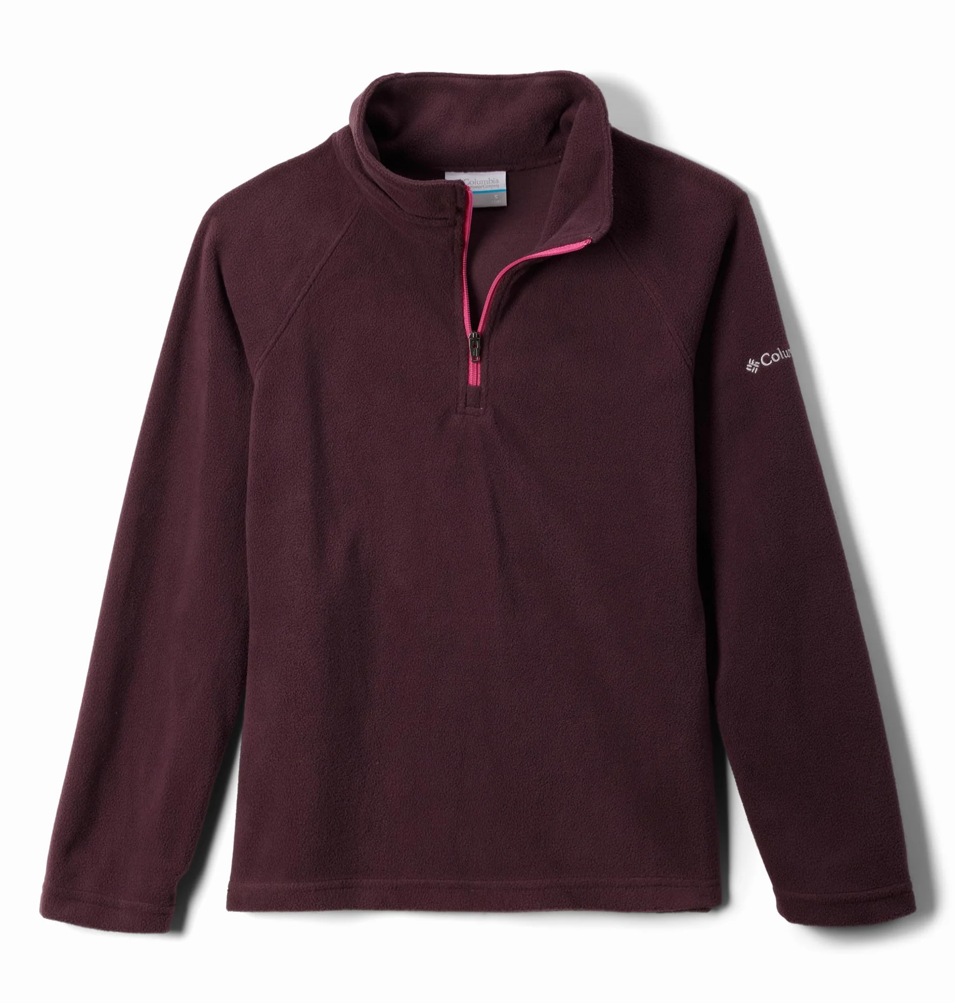 Columbia Glacial, Maglia in pile con cerniera a mezza lunghezza, Bambini, Blu (Collegiate Navy/Super Blue), Taglia XL