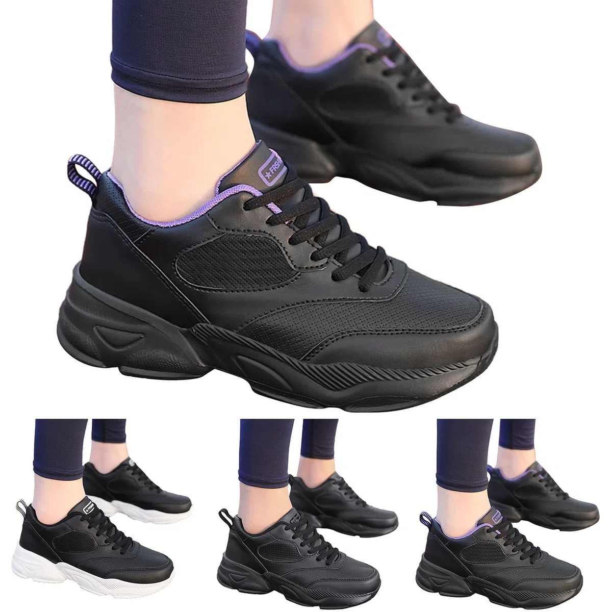 Donna Scarpe da Running Traspiranti Leggere Outdoor Scarpe Sportive Ginnastica Casual Lavoro Sneakers Donna Trail Palestra Trekking Scarpe da Passeggio Basket Running Tennis Scarpe da Ginnastica