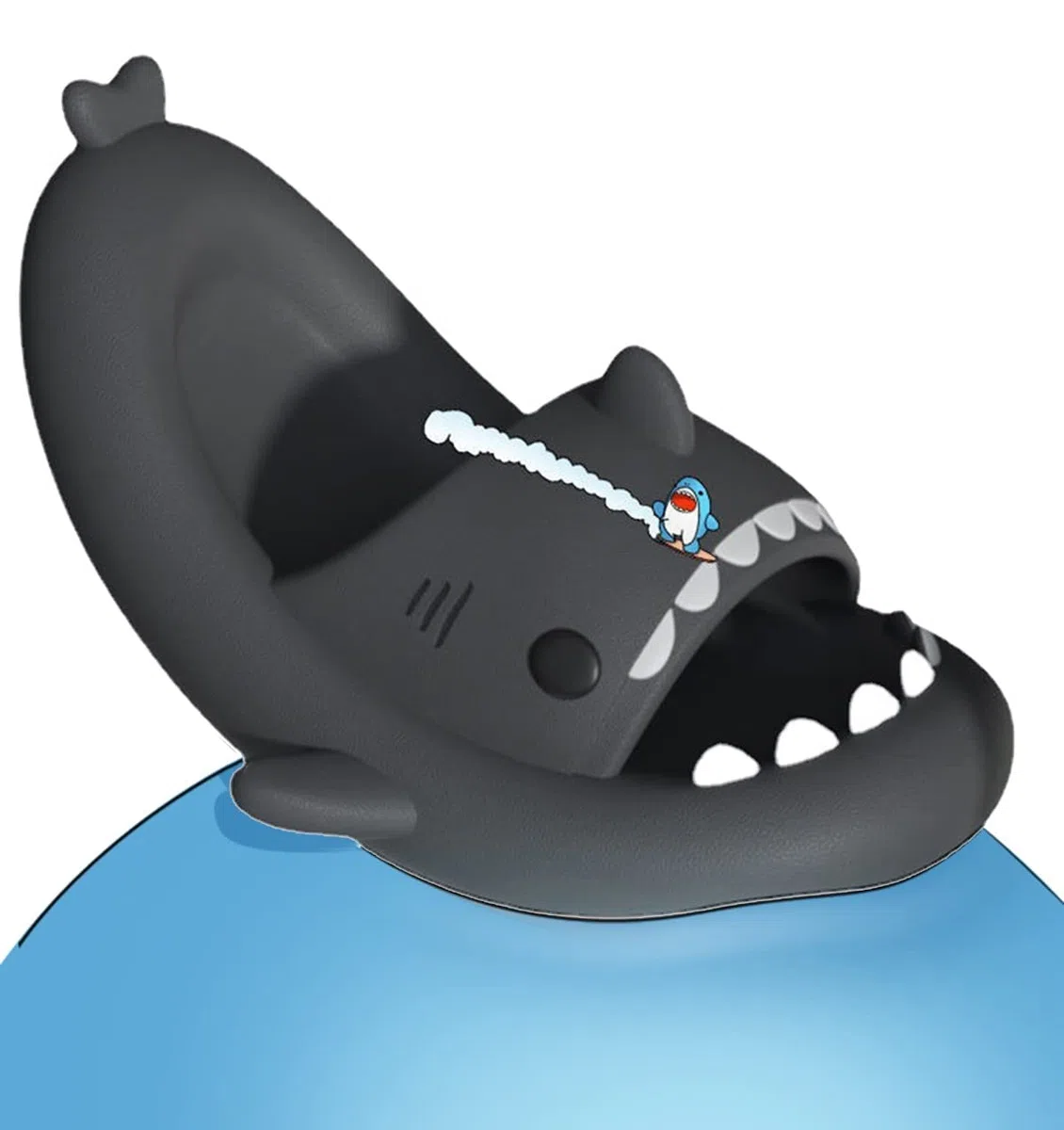 Sisttke Ciabatte Squalo Bambini Shark Slides Nuvola Sandali Ragazzi Cuscino Slippers Ragazze Casa Pantofole Spiaggia Piscina Doccia A Punta Aperta Estate Infradito