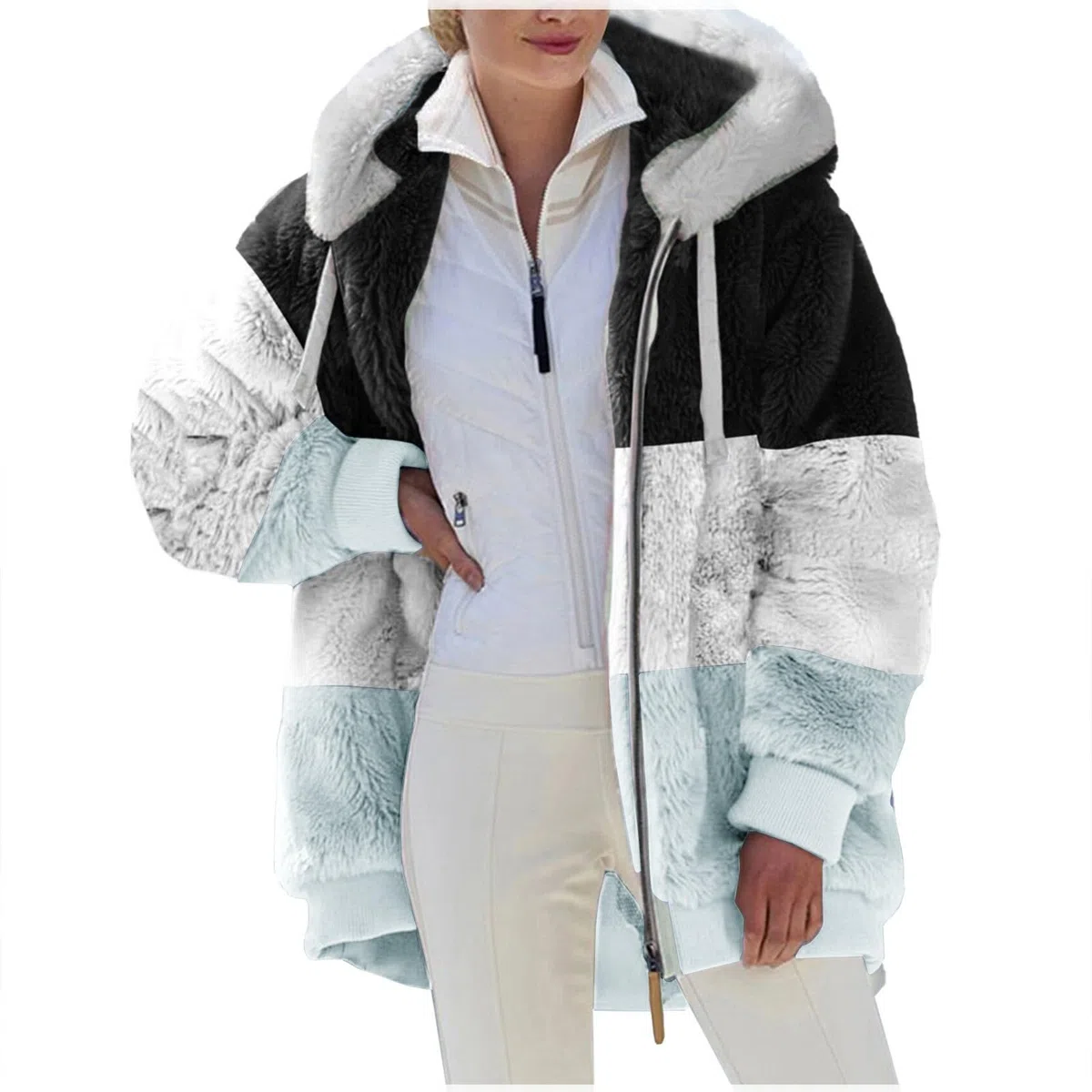 TOFOTL Autunno Felpa Termica Donna Maglia a Maniche Lunghe Donna Halloween Maglioni Cotone Fiori Pullover Cardigan per Leggings Pelosa